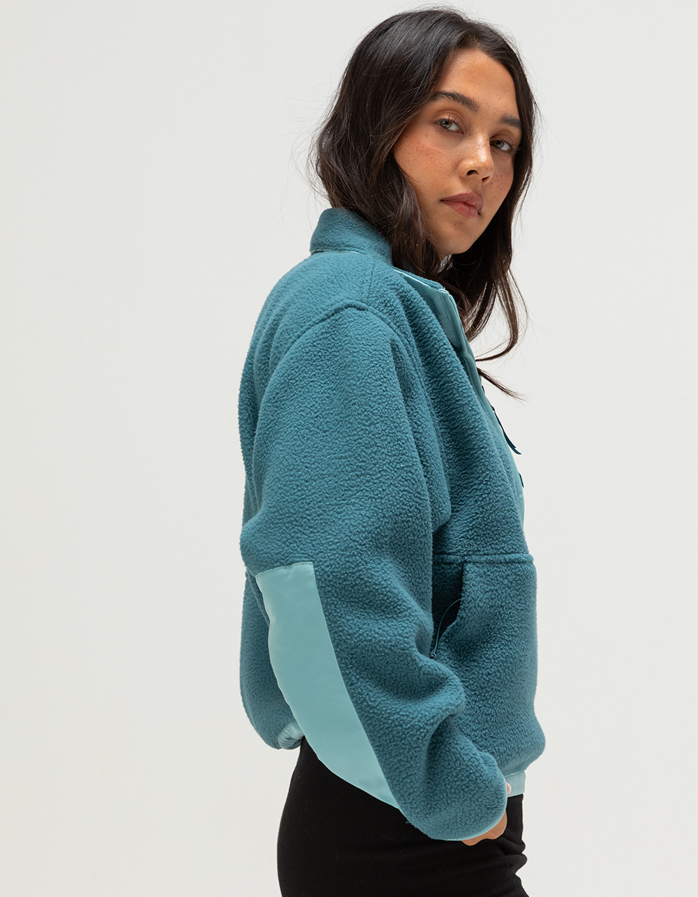 THE NORTH FACE Yumiori Off Peak Womens Half-Zip Jacket - BLUE COMBO