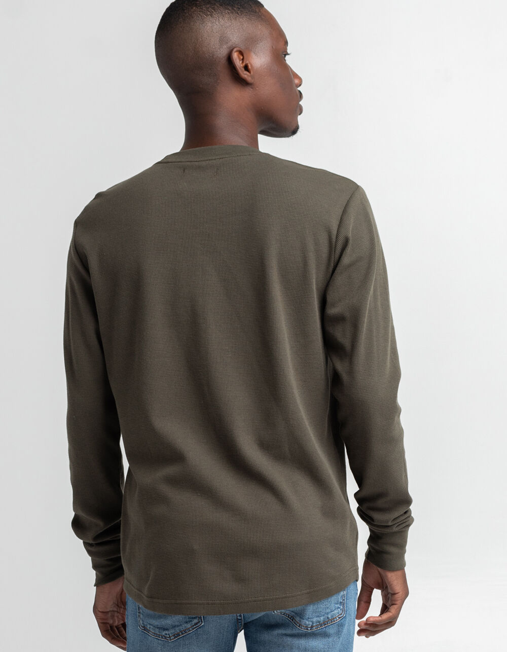 RSQ Solid Thermal Mens Tee - OLIVE | Tillys