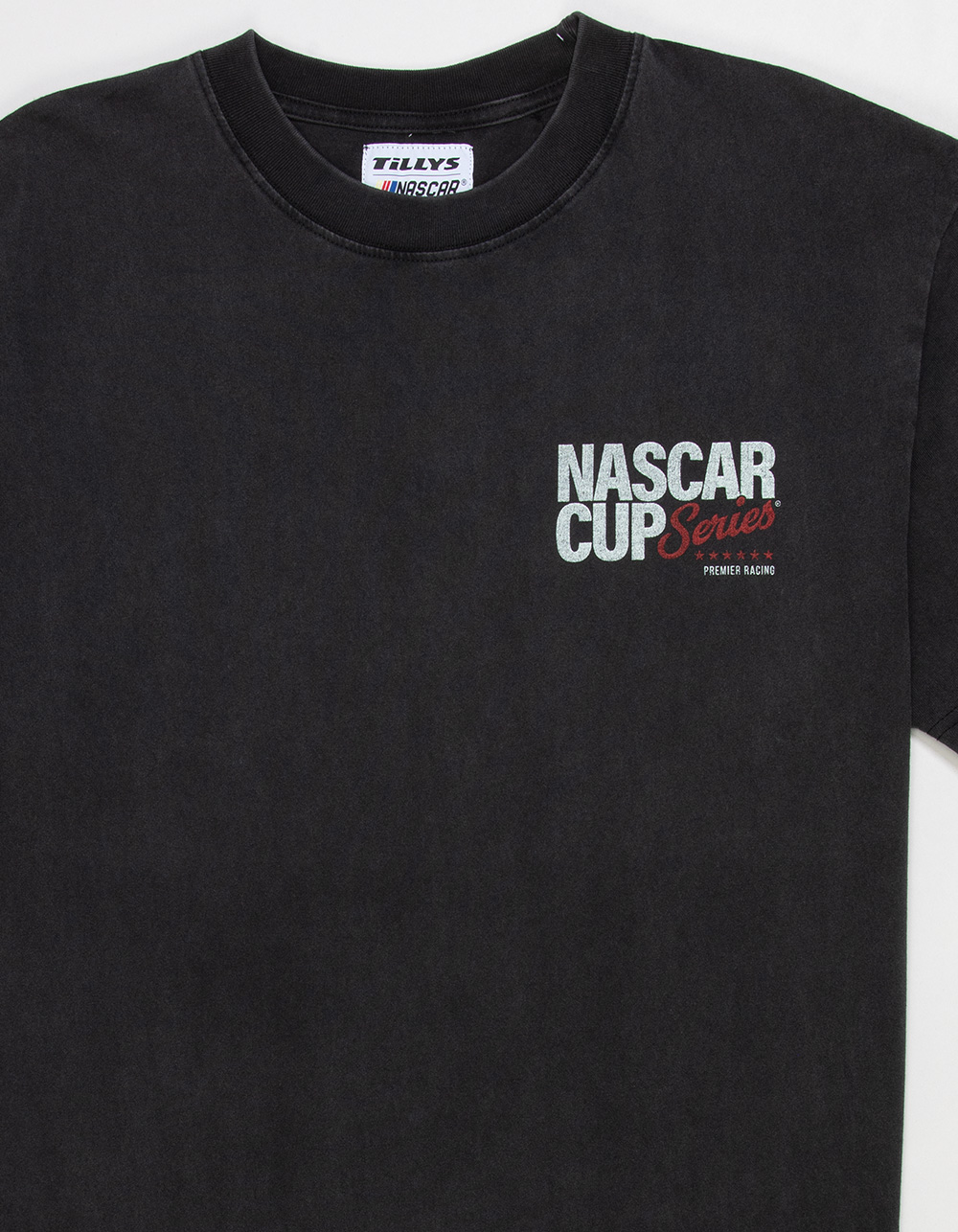 TILLYS x NASCAR Cup Series Mens Tee - WASHED BLACK