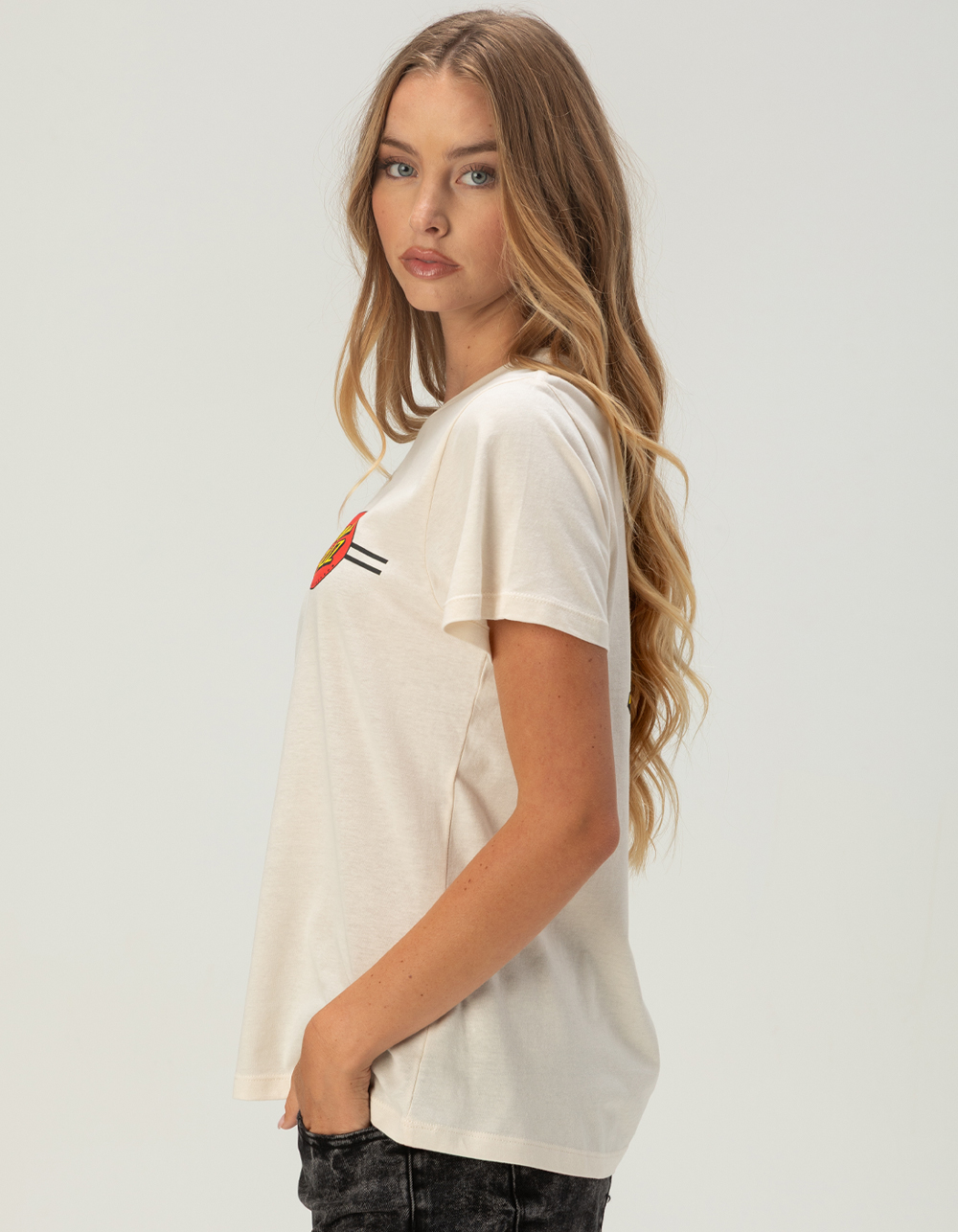 SANTA CRUZ Classic Dot Womens Tee - WHITE