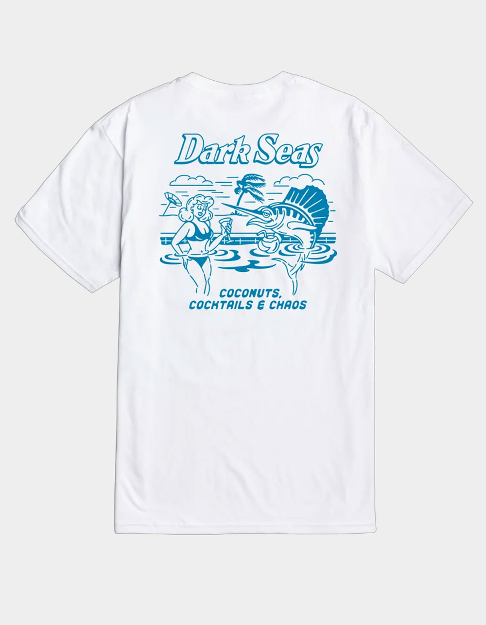 DARK SEAS Pool Party Mens Tee - WHITE