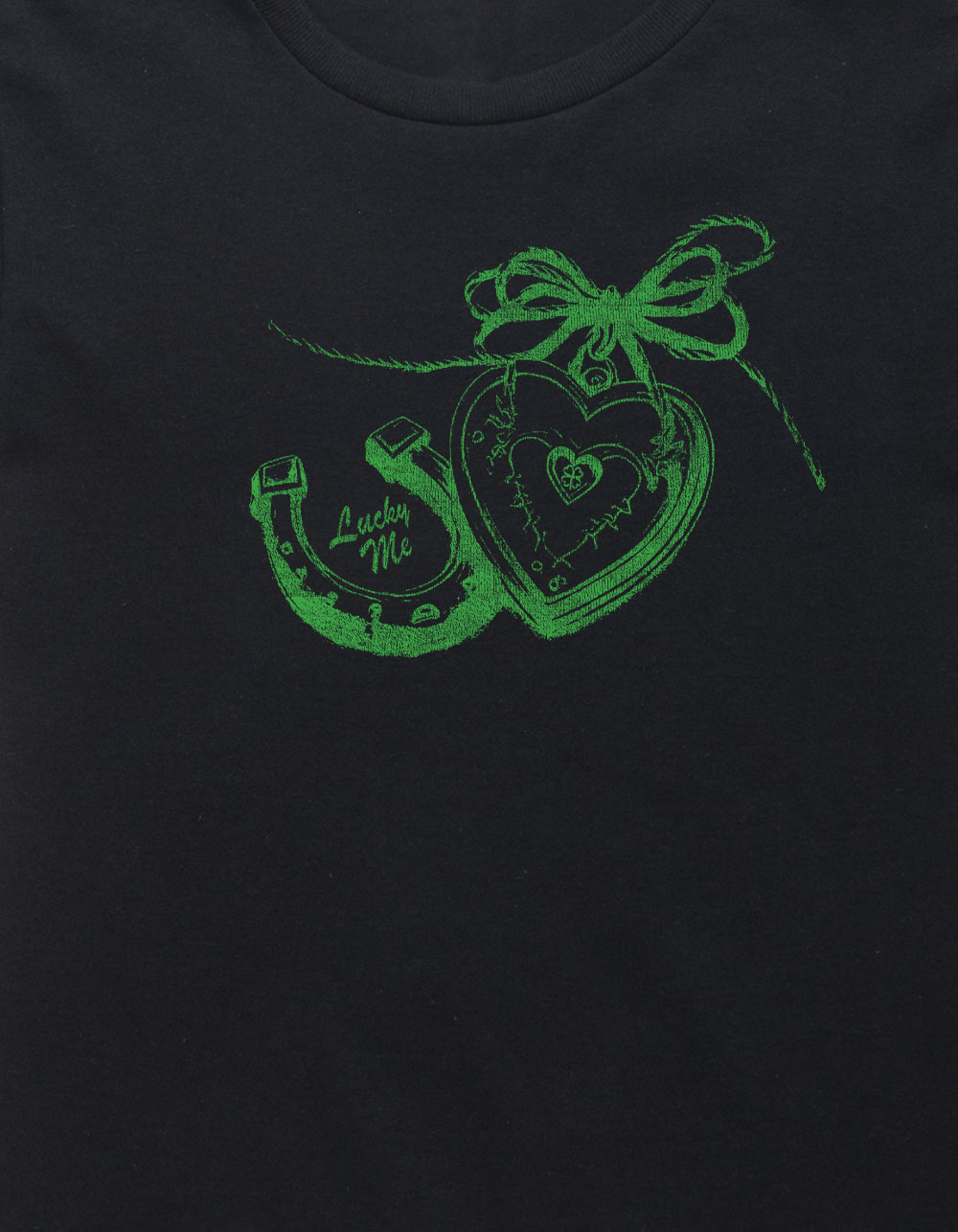 LOCKET Lucky Me Unisex Kids Tee - BLACK