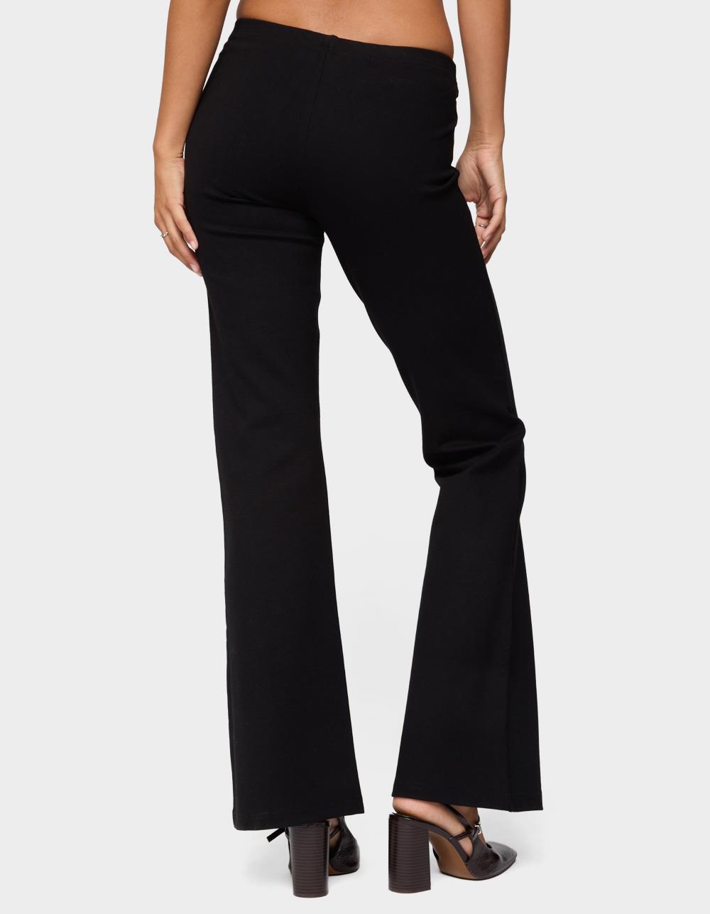 EDIKTED Metiza Flared Pants - BLACK