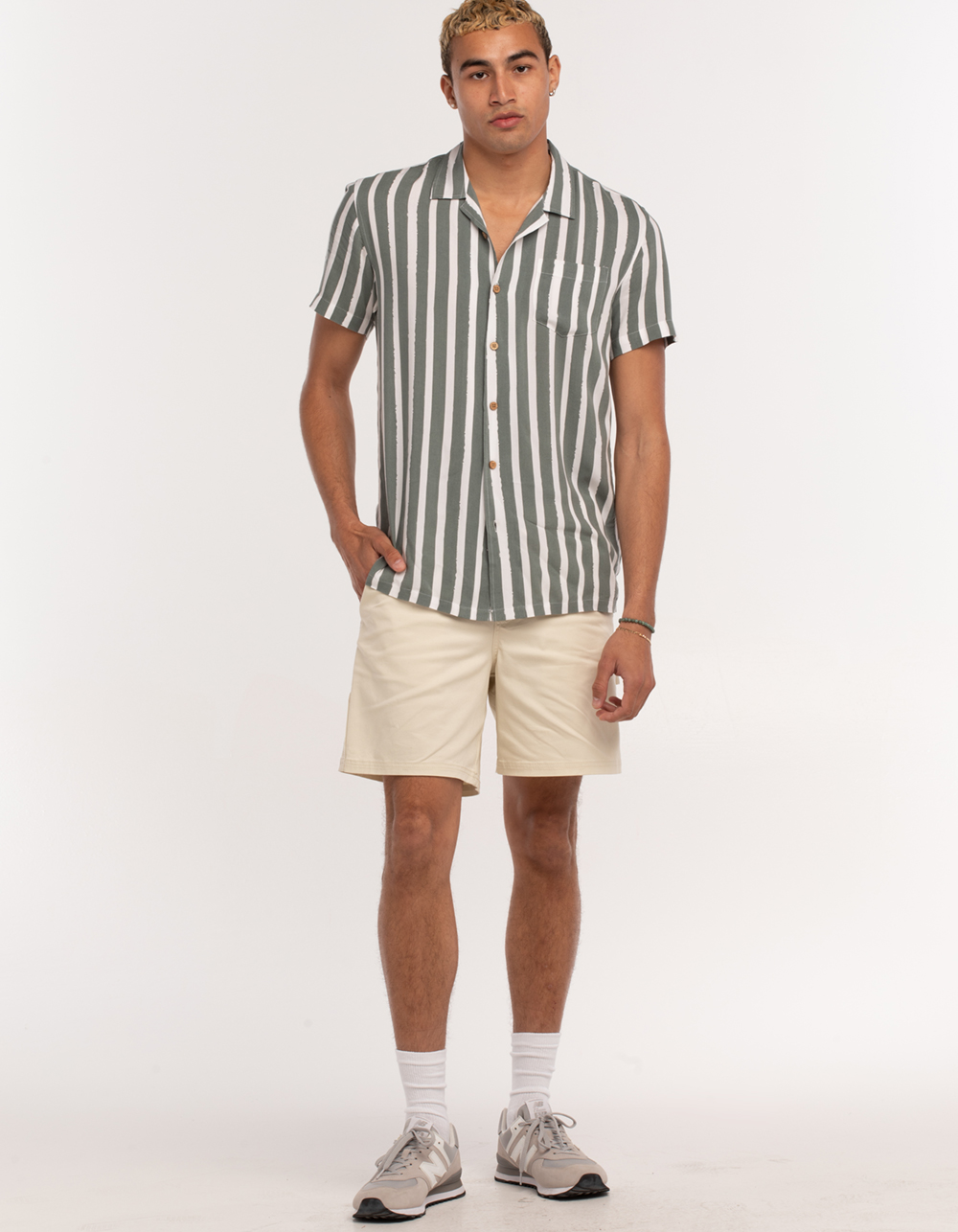 RSQ Carpenter Twill Pull On Mens Shorts - OFF WHITE | Tillys