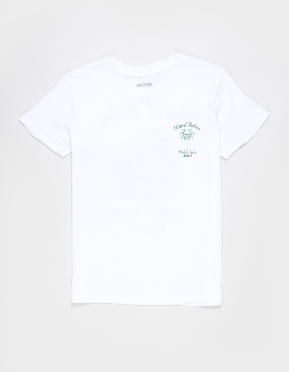 RSQ Island Palms Boys Tee - WHITE