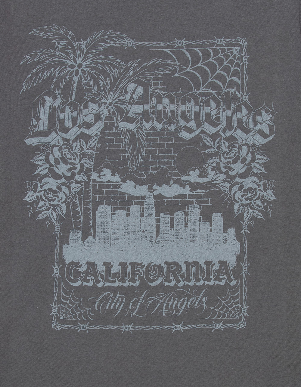 CVLA Pen And Paper Boys Tee - CHARCOAL