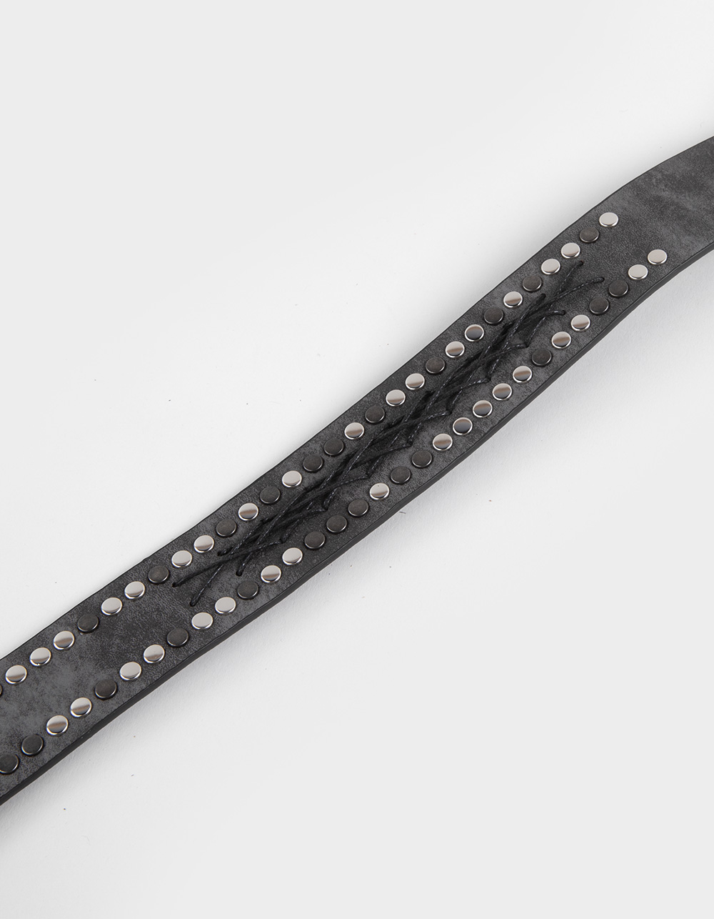 Studded Grunge Belt - DARK GRAY
