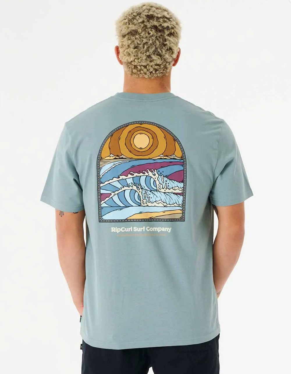 RIP CURL Blazed And Tubed Mens Tee - SKY BLUE | Tillys