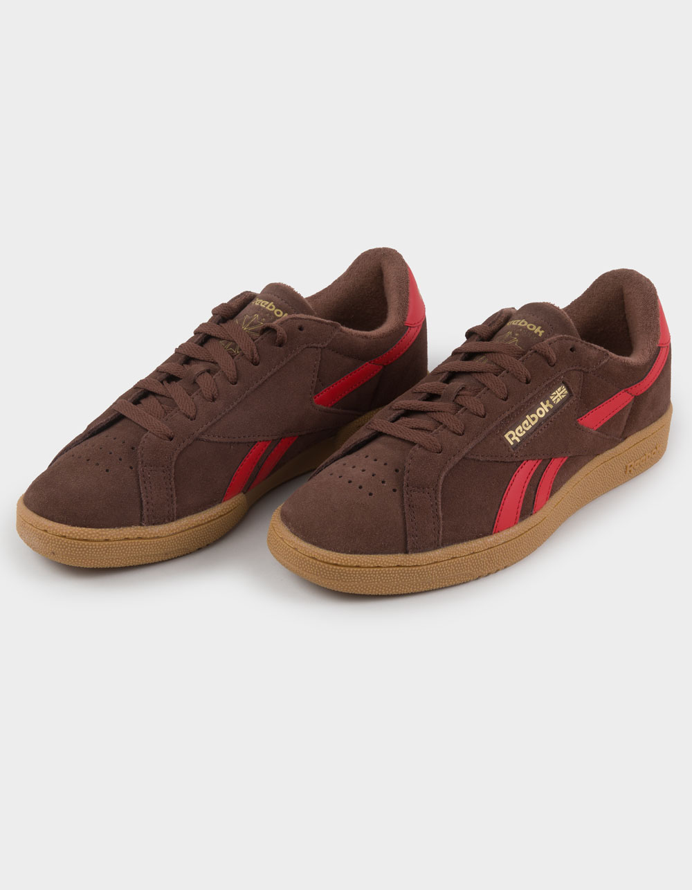 REEBOK Club C Grounds UK Mens Shoes - BROWN/RED