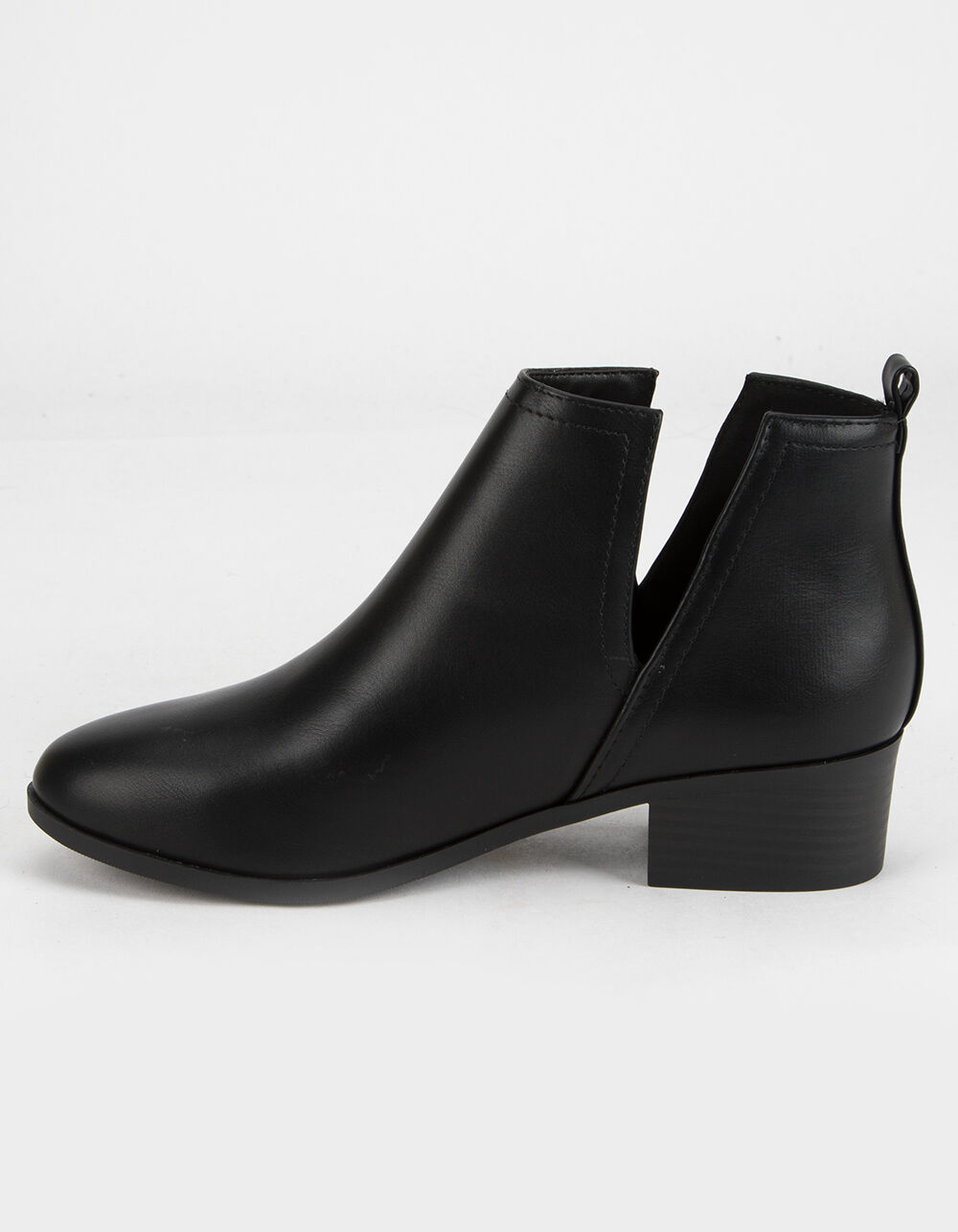 SODA Chop Out Low Womens Black Booties - BLACK | Tillys