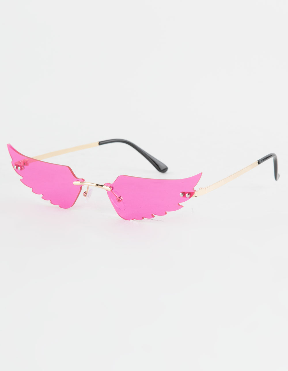 RSQ Rimless Wings Sunglasses