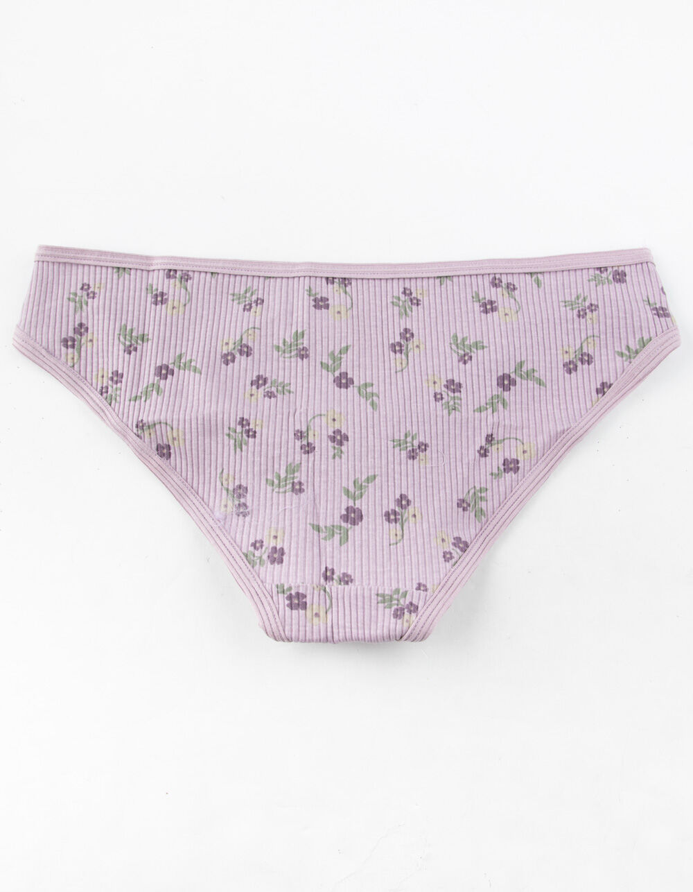 FULL TILT Printed Lavender Rust Bikini Panties image number 1