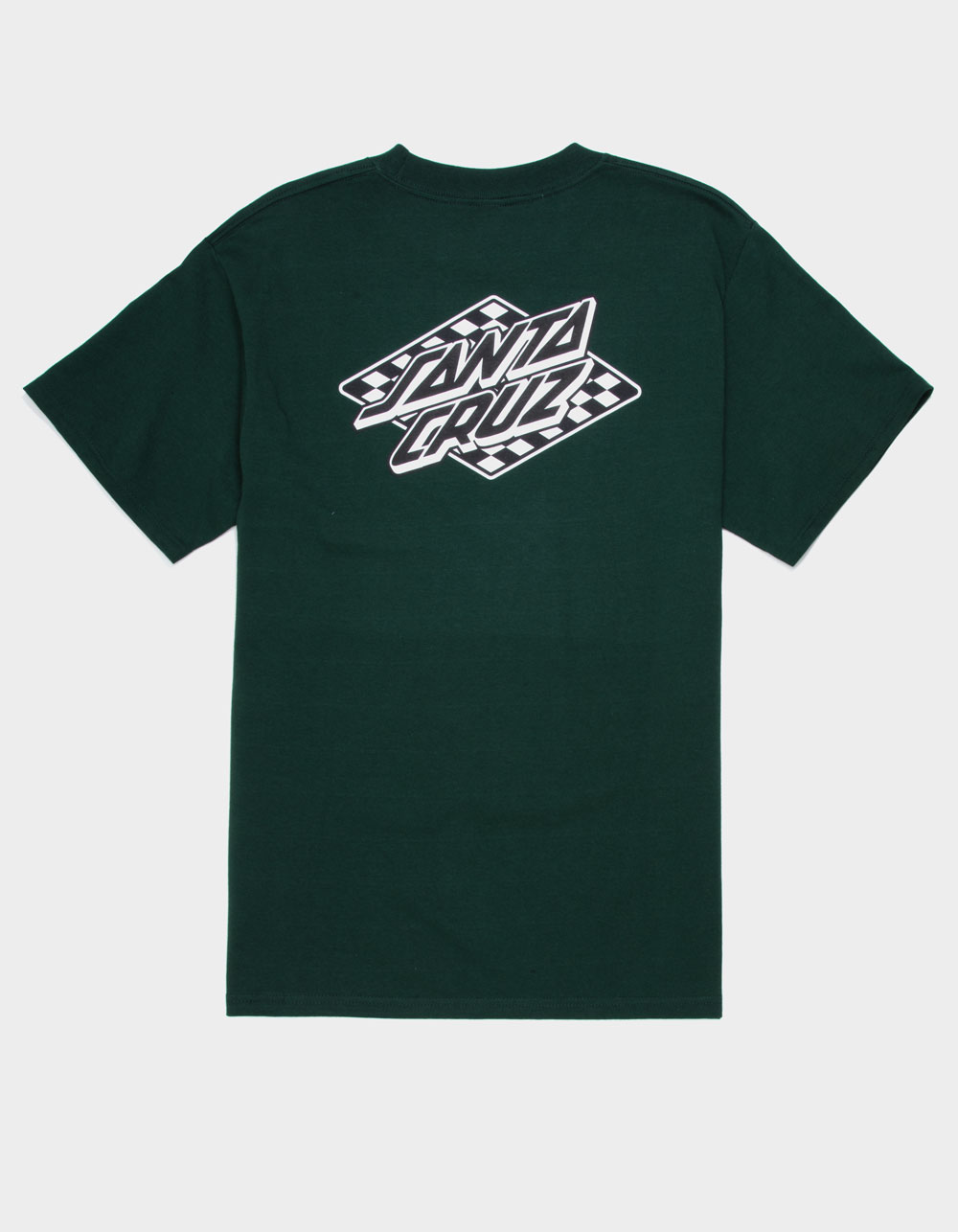 SANTA CRUZ Check Diamond Mens Tee - FOREST