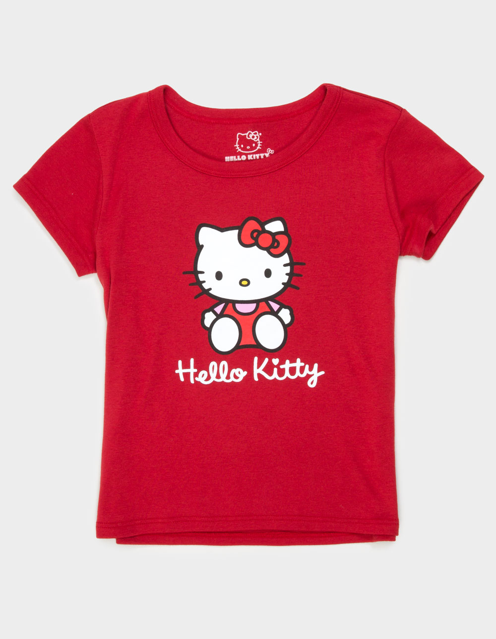 SANRIO Hello Kitty Sit Girls Tee - RED