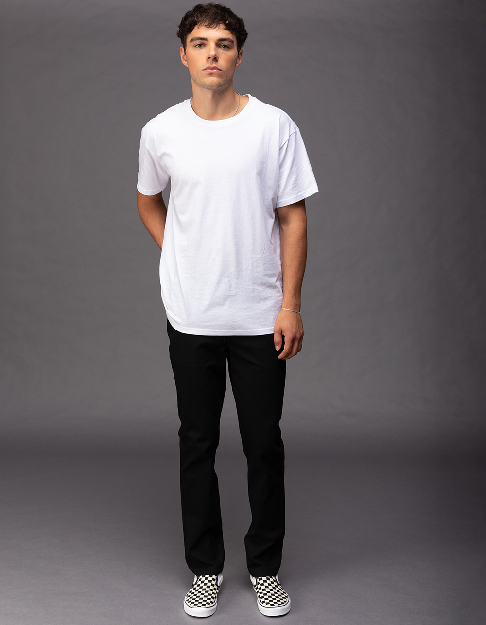 RSQ Mens Slim Chino Pants BLACK Tillys