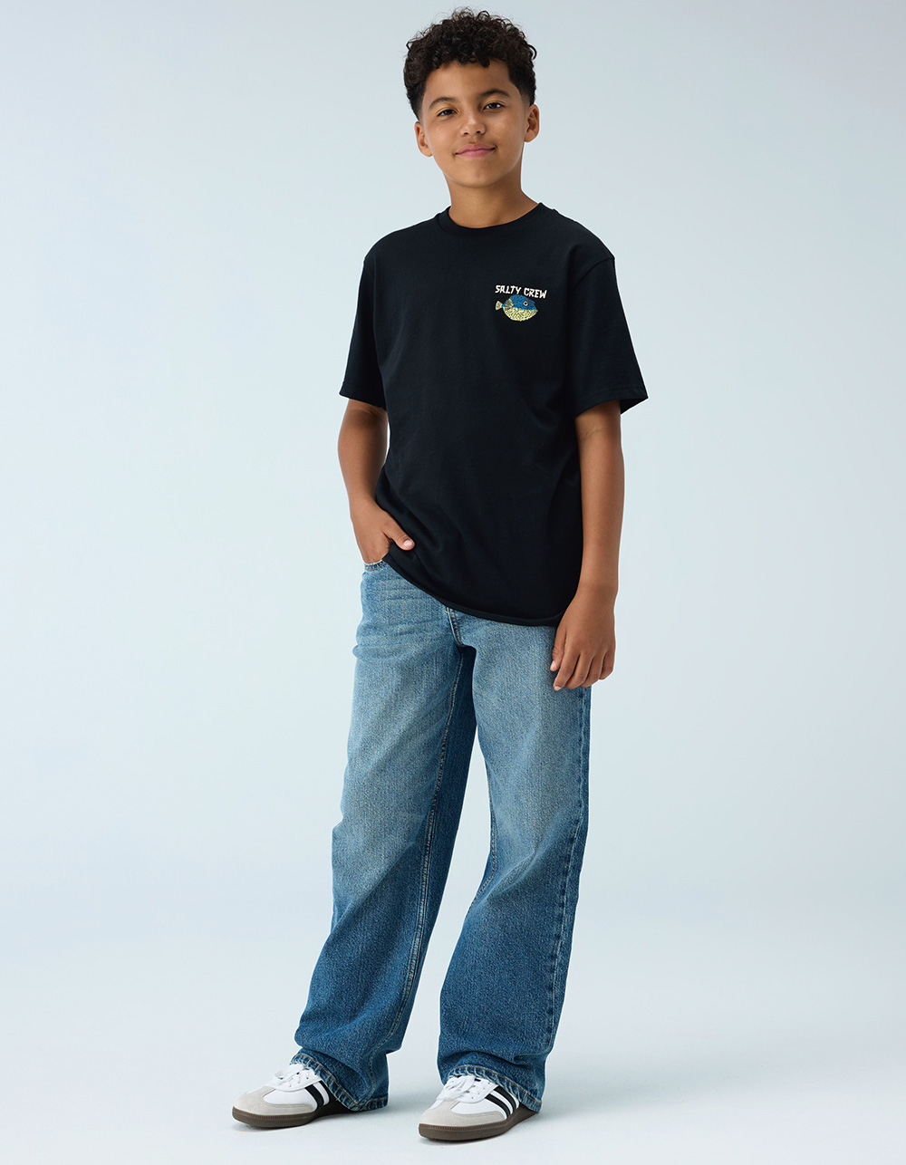 RSQ Boys Loose Fit Jeans - MEDIUM WASH