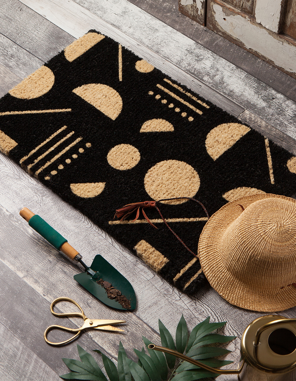 Domino Doormat - BLACK
