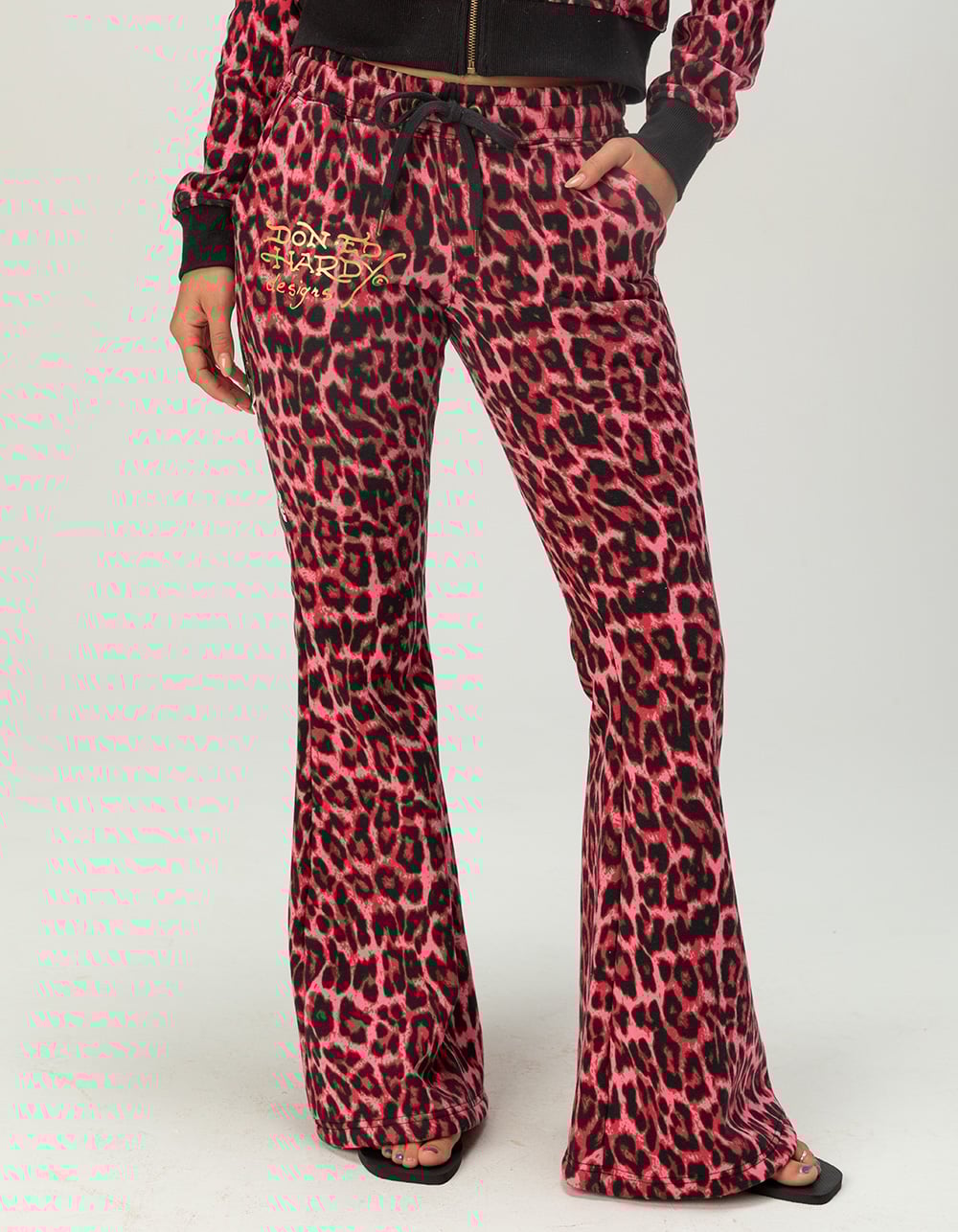 ED HARDY Panther Womens Sweatpants - LEOPARD