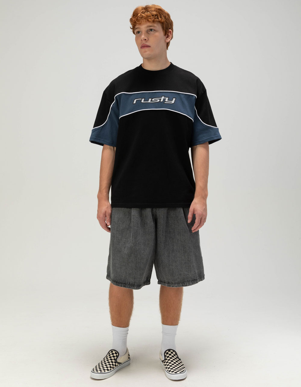 RUSTY Mista 25 Mens Shorts - WASHED BLACK