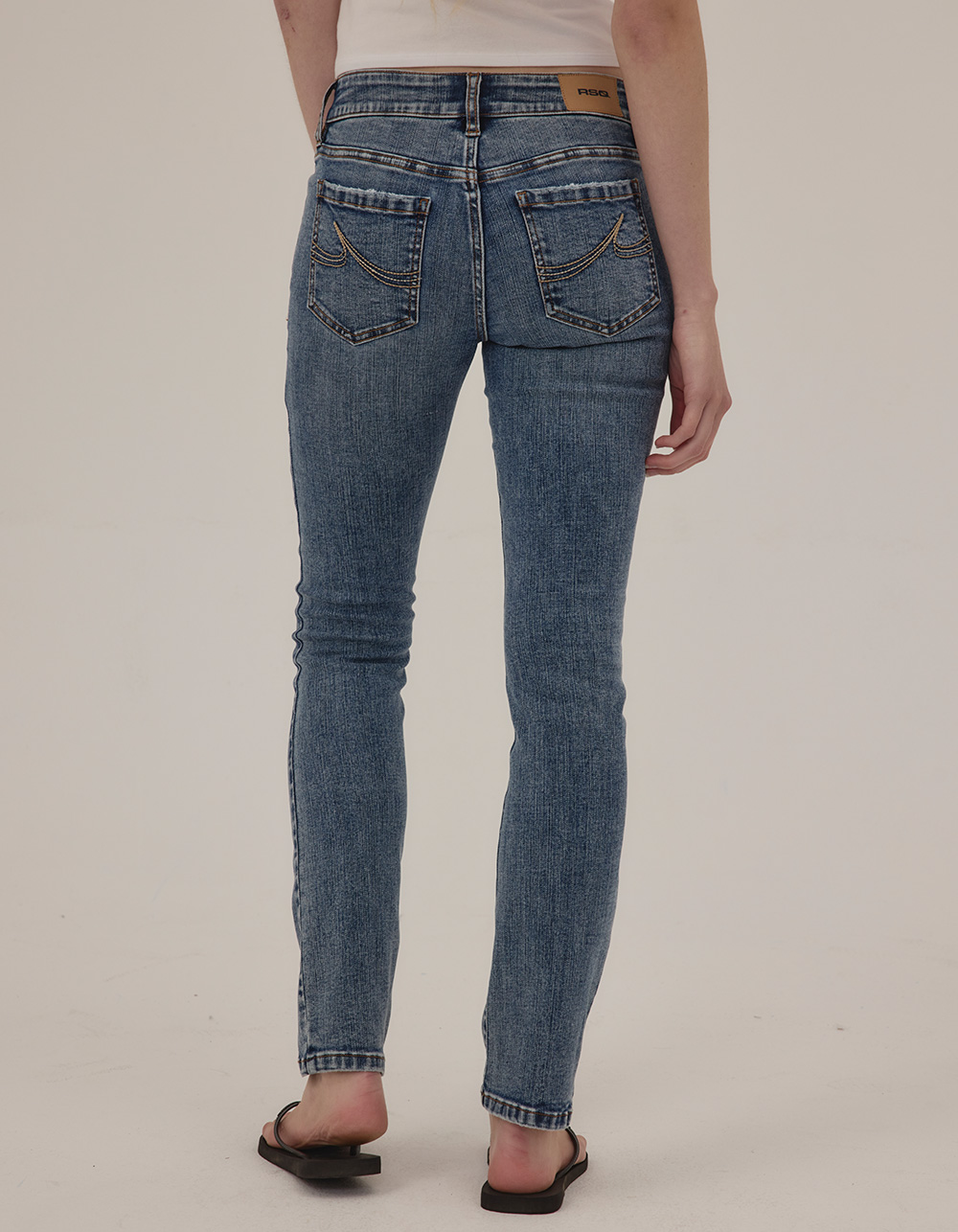 RSQ Womens Low Rise Skinny Jeans - MEDIUM WASH