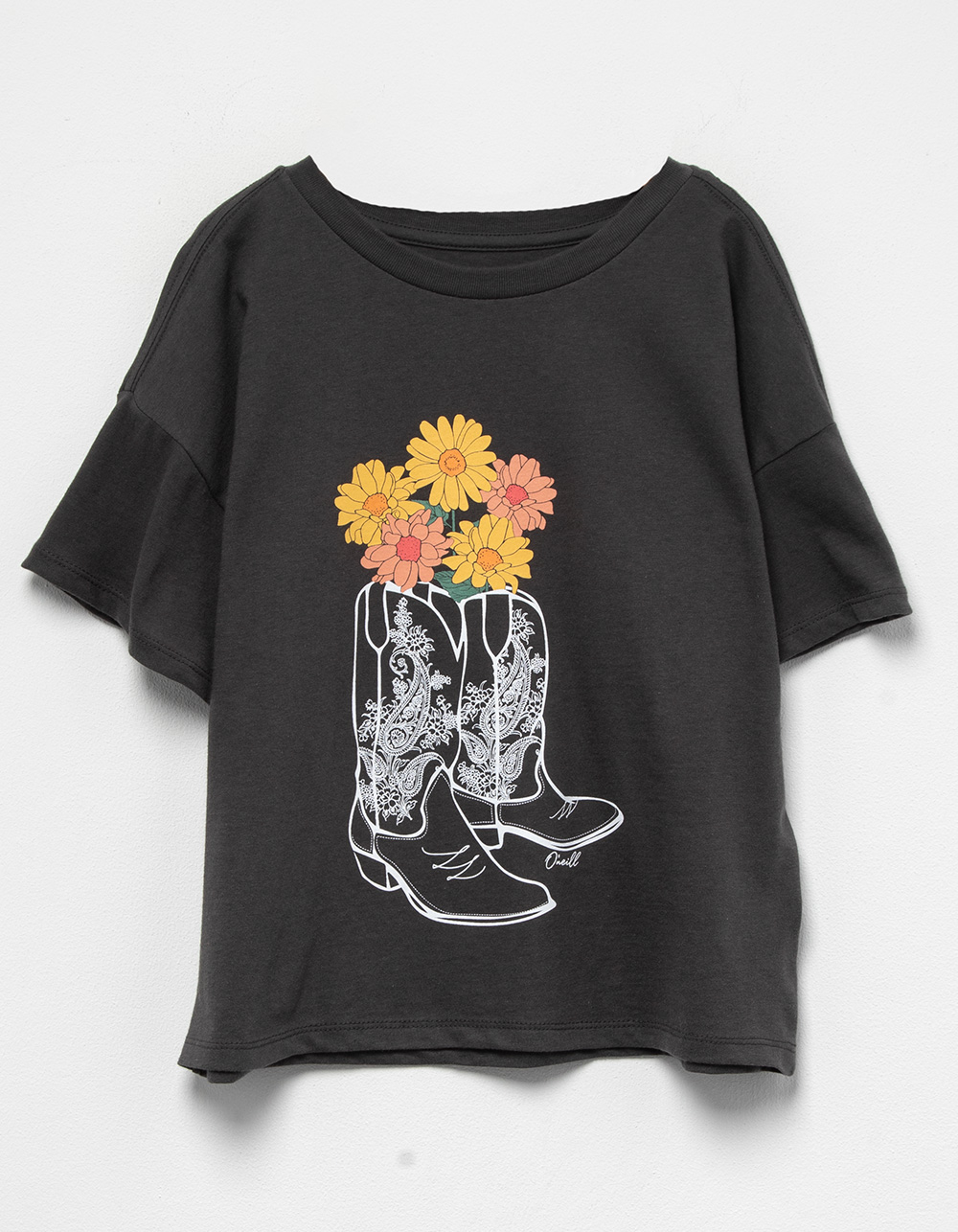 O'NEILL Out West Girls Tee - WASHED BLACK | Tillys