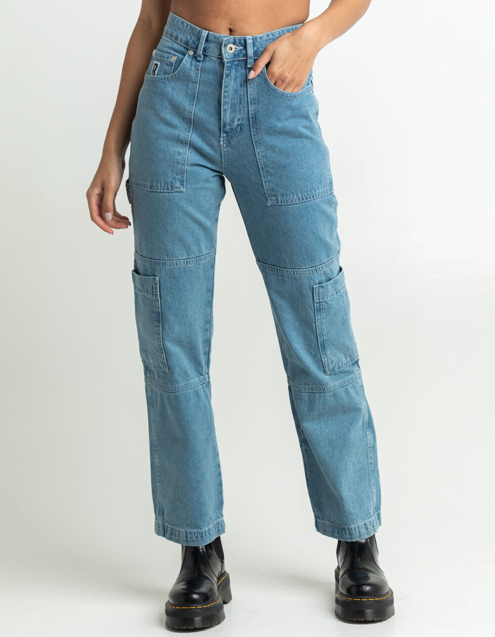 THE RAGGED PRIEST Combat Womens Jeans - LIGHT WASH | Tillys