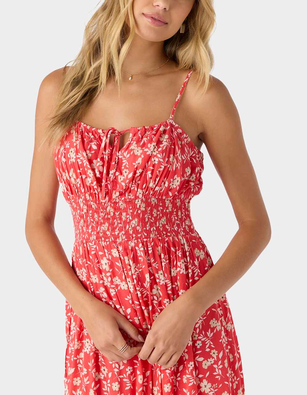 O'NEILL Lettie Womens Midi Dress - RED