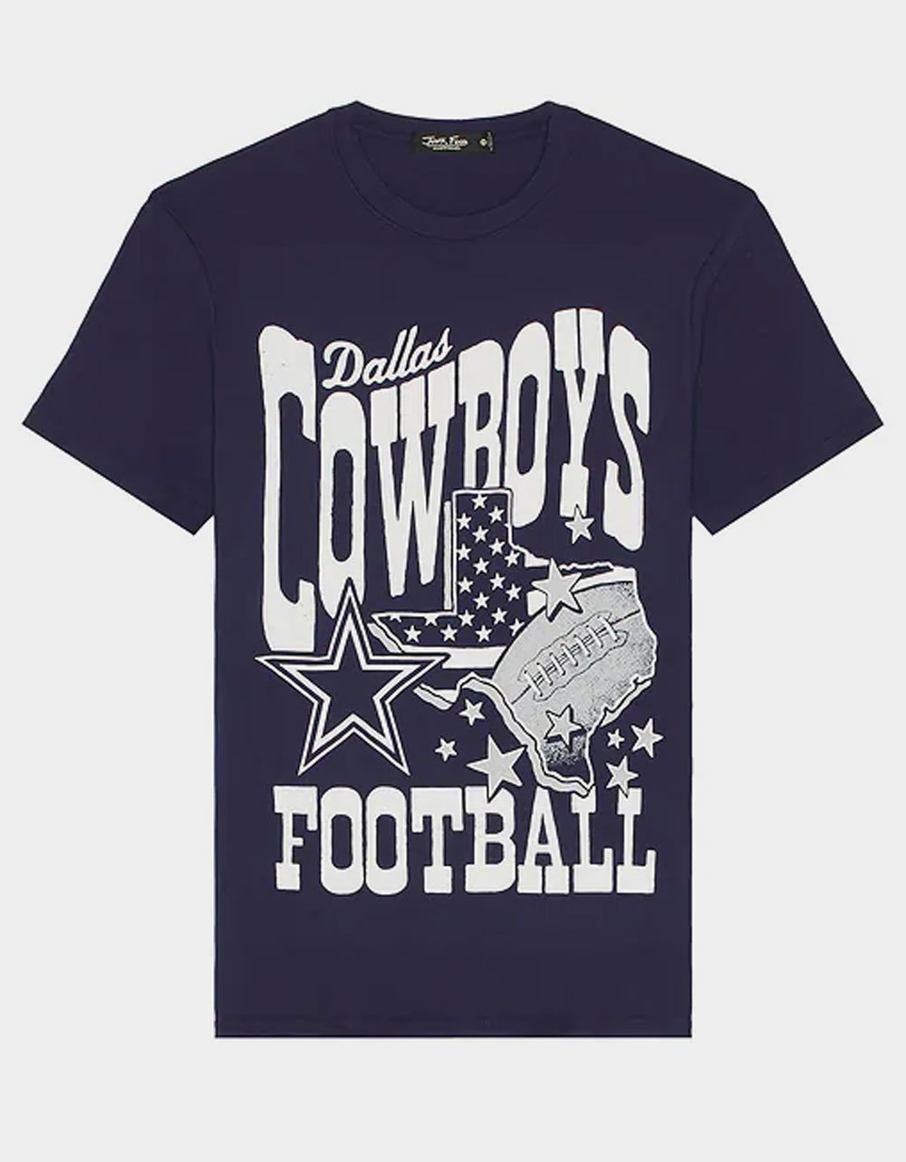 JUNK FOOD Dallas Cowboys Vintage Mens Tee - BLUE