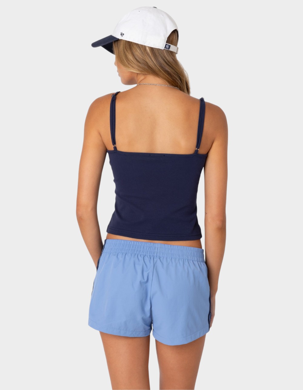 EDIKTED Deanna Tank Top - NAVY