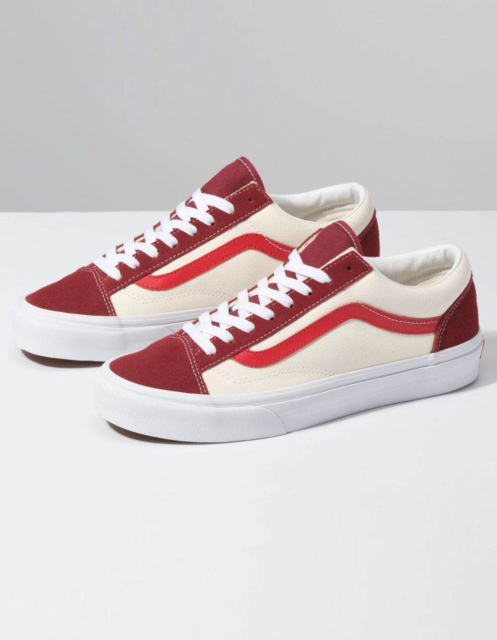 VANS Retro Sport Style 36 Biking Red & Poinsettia Shoes image number 1