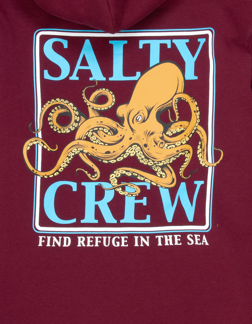 SALTY CREW Ink Slinger Boys Hoodie - BURGUNDY