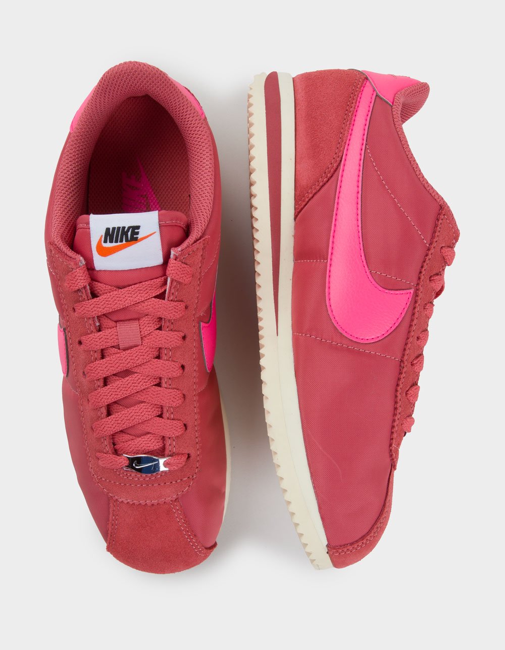 NIKE Cortez Textile Womens Shoes - BURNT RED