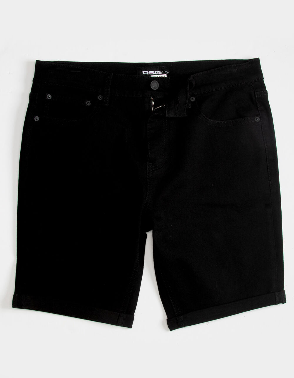 RSQ Mens Black Denim Shorts BLACK Tillys