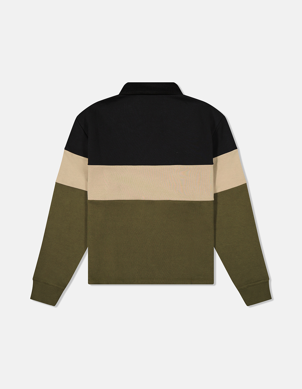 WESC Cropped Rugby Mens Long Sleeve Polo