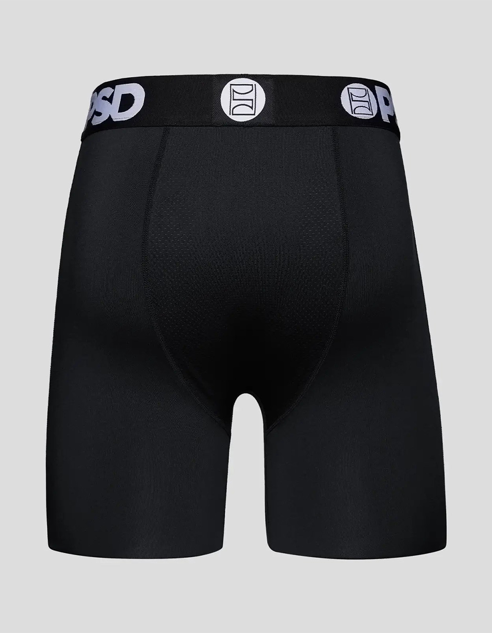 PSD Solids Mens Boxer Briefs - BLACK