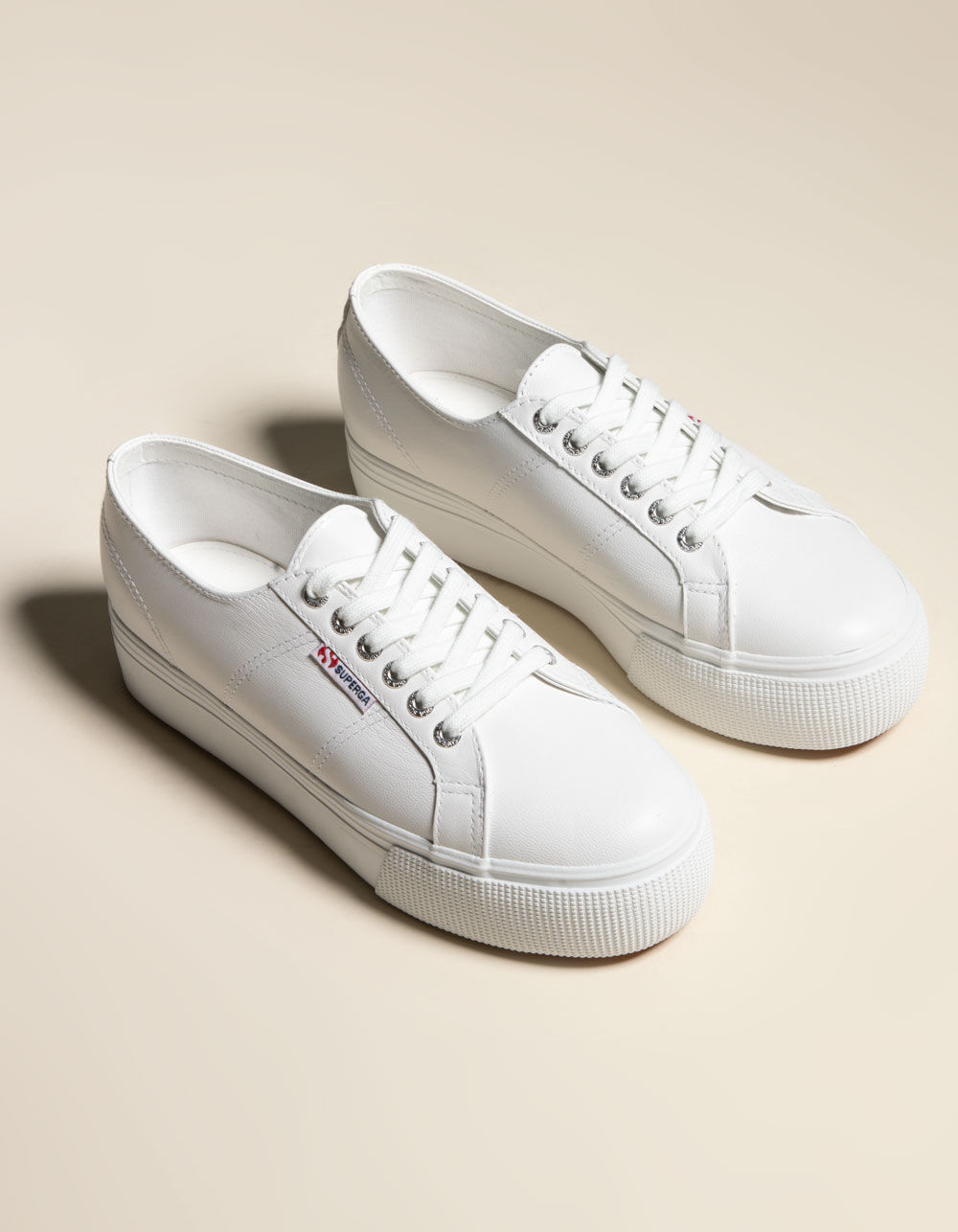 SUPERGA 2790 Nappaleaw Leather Womens Shoes - WHITE | Tillys