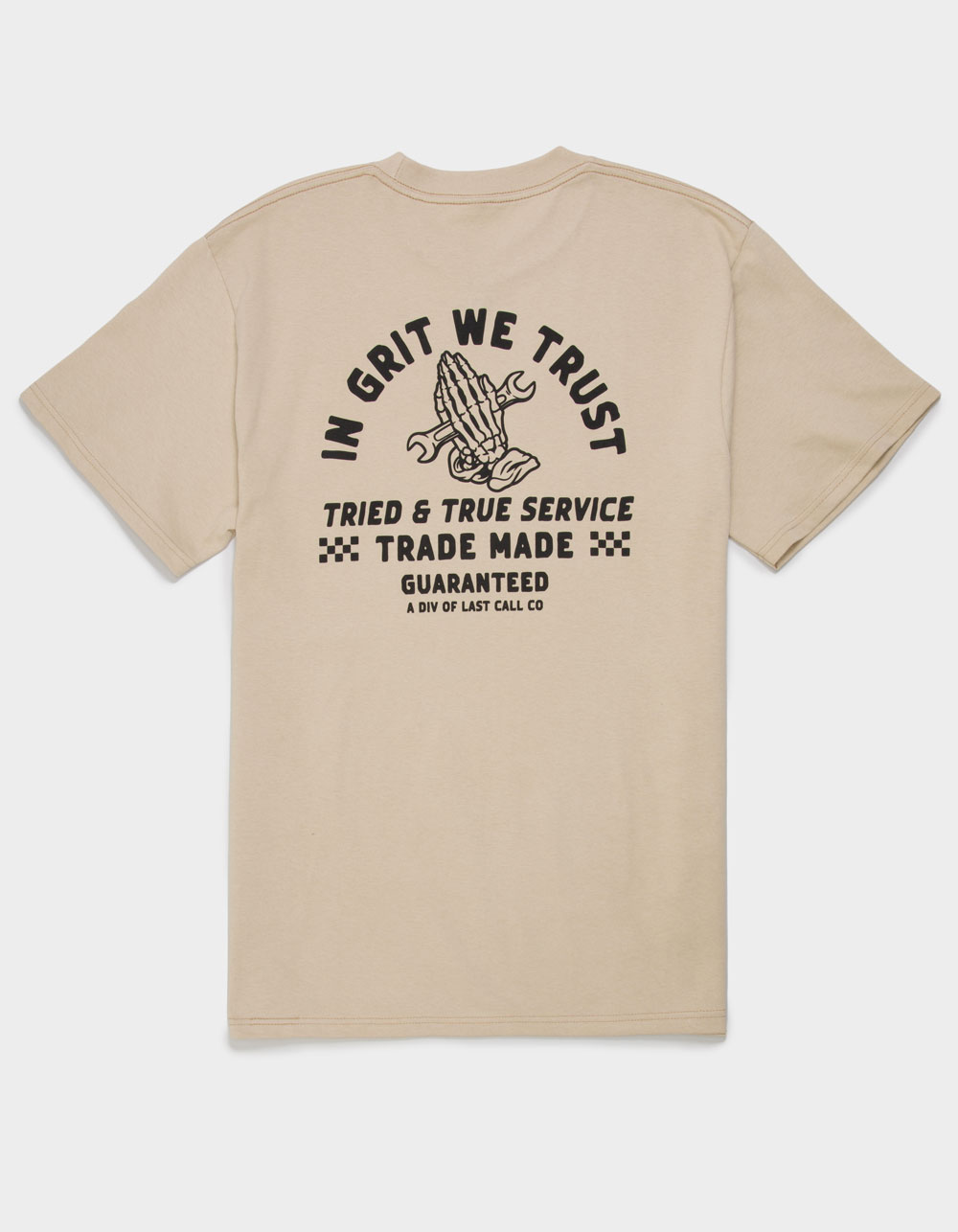 LAST CALL CO. Grit Trade Made Mens Tee - SAND