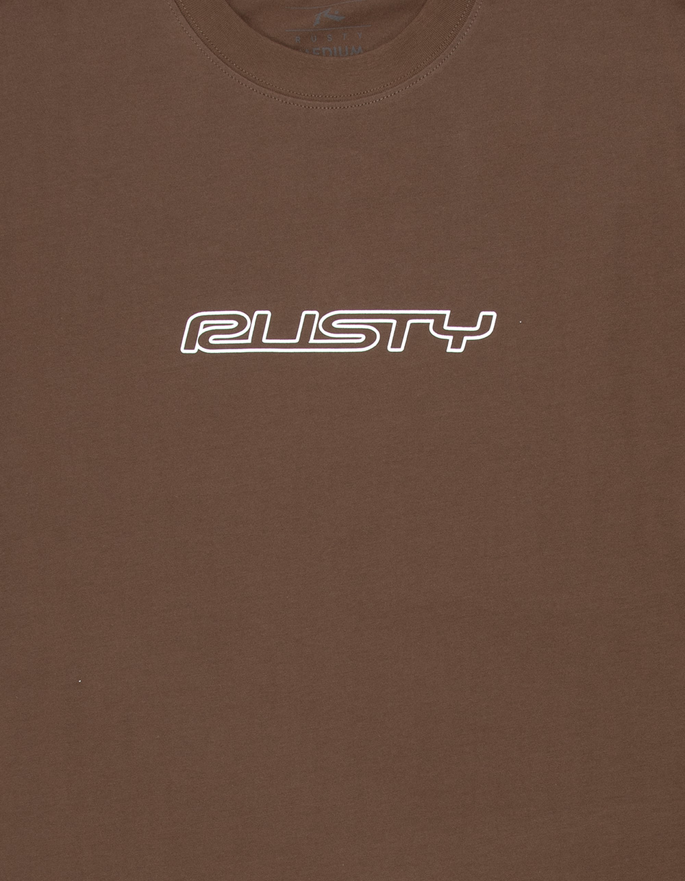 RUSTY Flip Daddy Mens Tee - BROWN