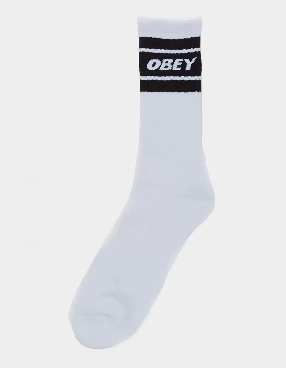 OBEY Cooper II Mens Crew Socks - BLK/WHT | Tillys