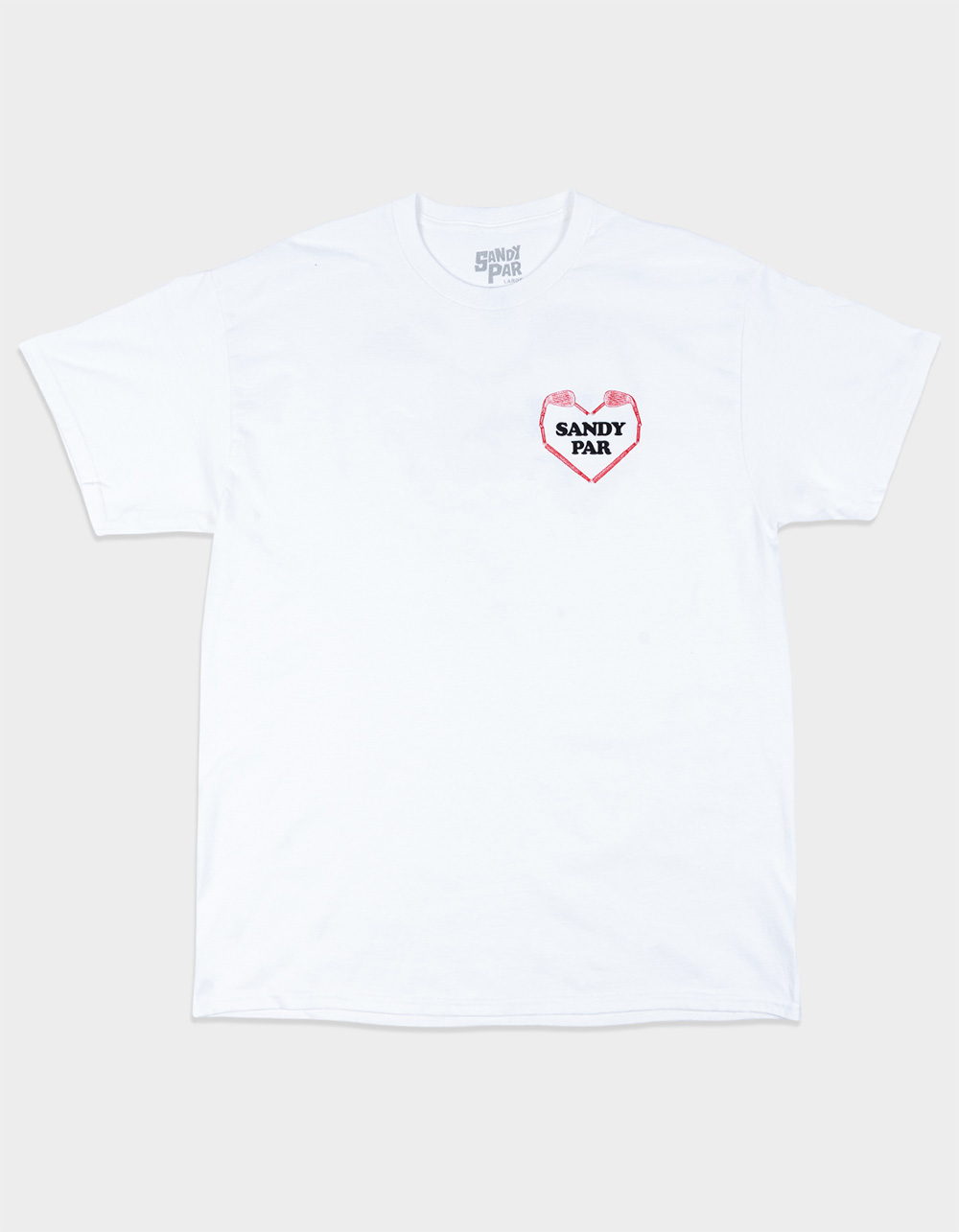 SANDY PAR I Love Golf Mens Tee - WHITE