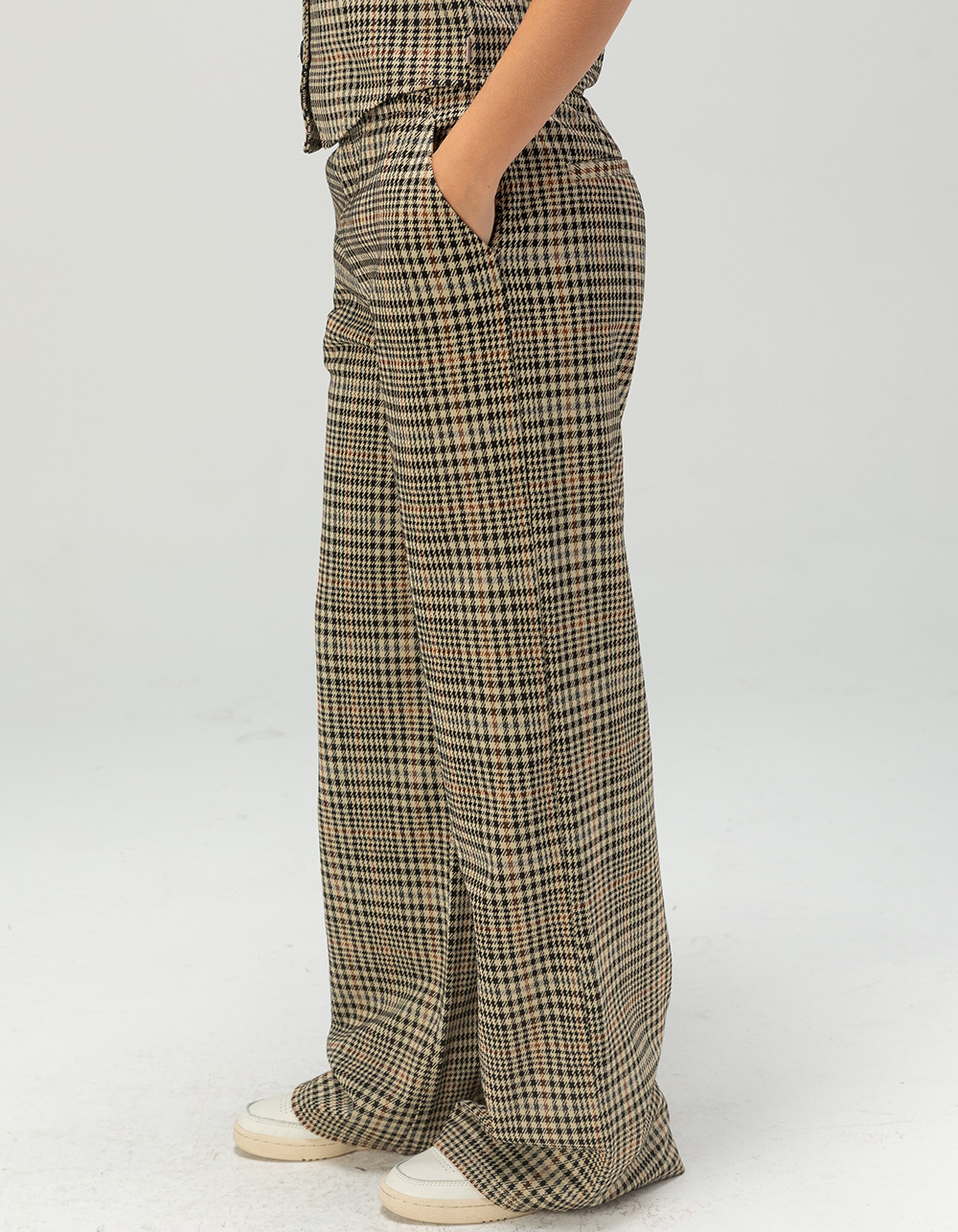 BRIXTON Menswear Womens Trouser Pants - BROWN COMBO