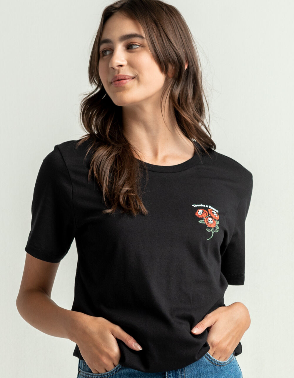 LAST CALL CO. T-Bunch Womens Oversized Tee - BLACK | Tillys