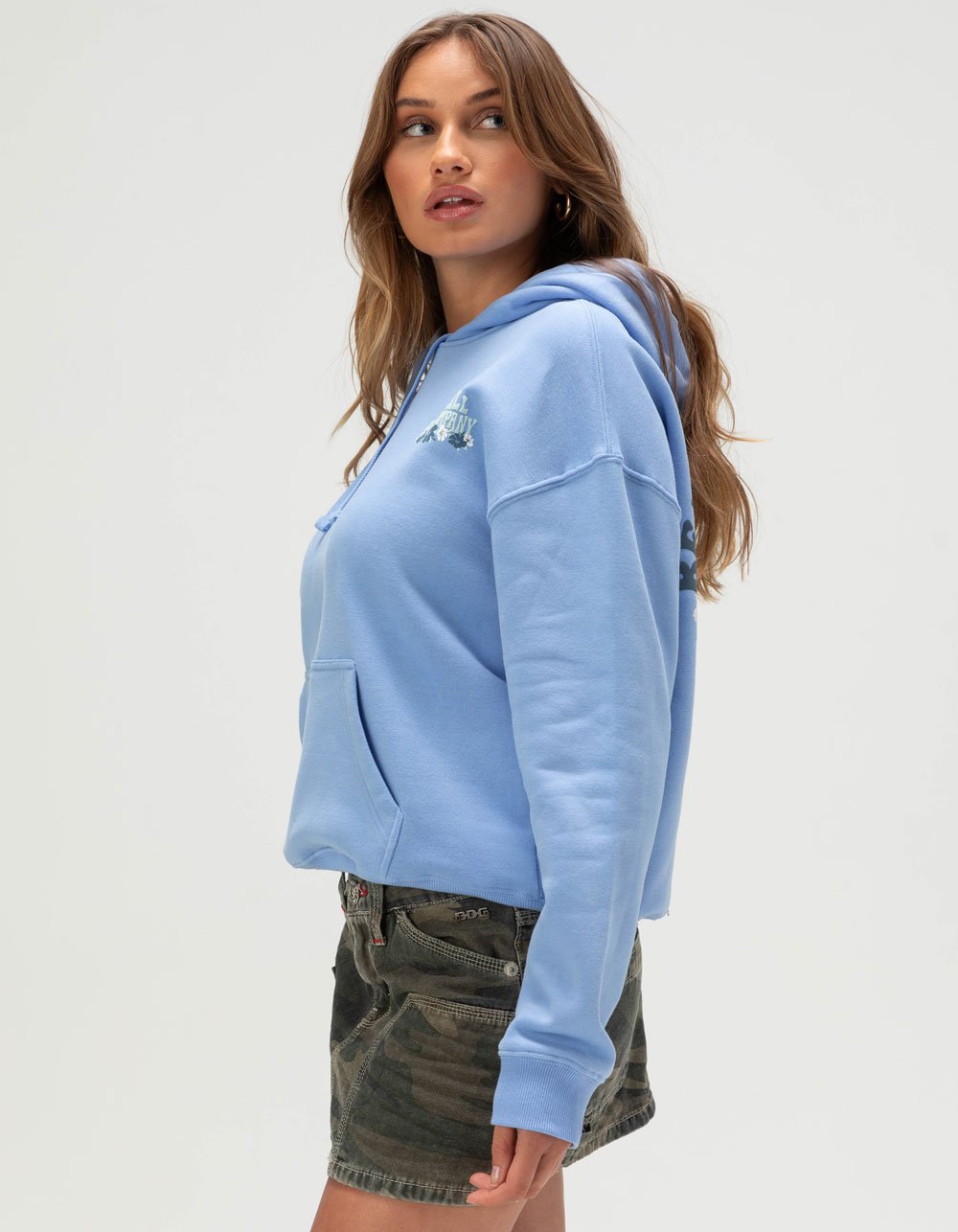 O'NEILL Arched Drift Womens Hoodie - BLUE