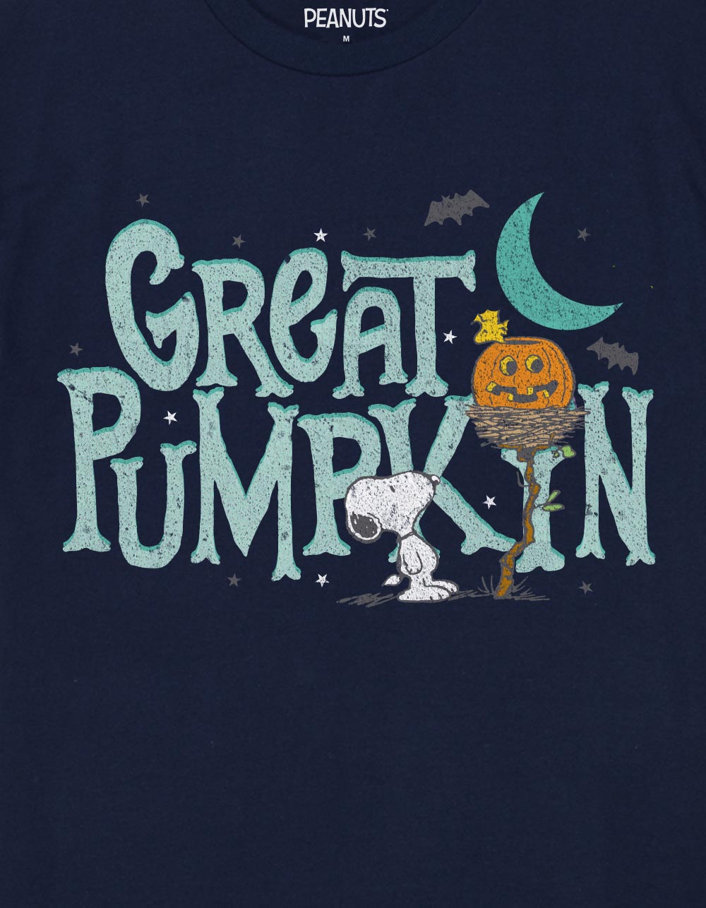 PEANUTS Great Pumpkin Unisex Tee - NAVY