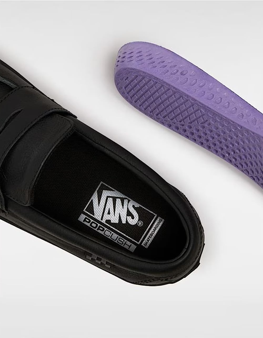 VANS Skate Loafer Mens Shoes - BLK/BLK