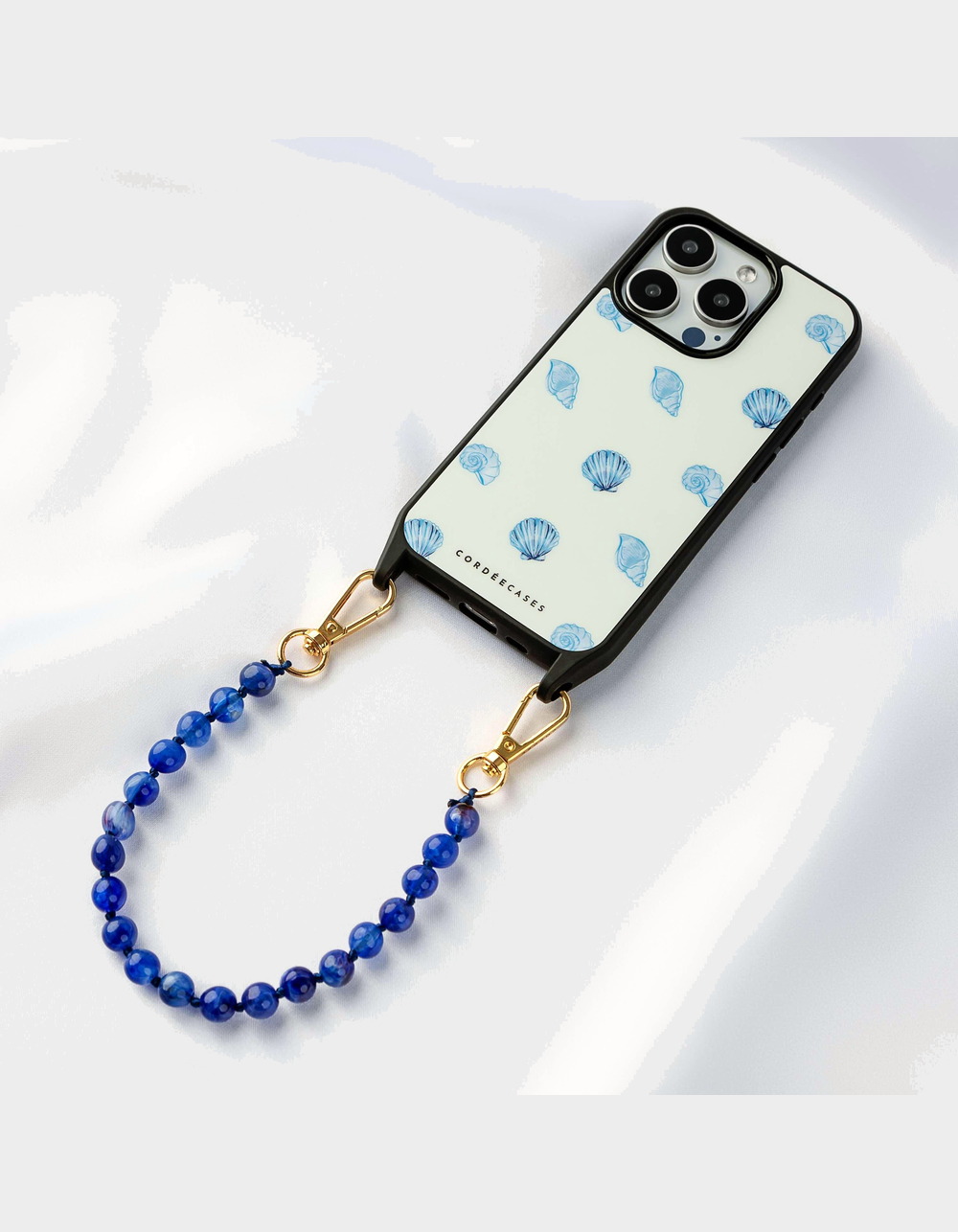 CORDEE CASES Blue Lagoon iPhone Pro Max MagSafe Chain Set