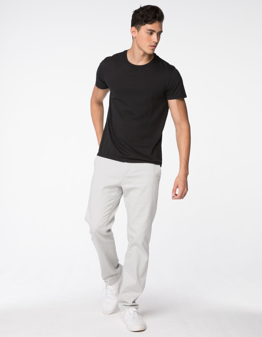 RSQ Mens Slim Straight Ice Chinos image number 0