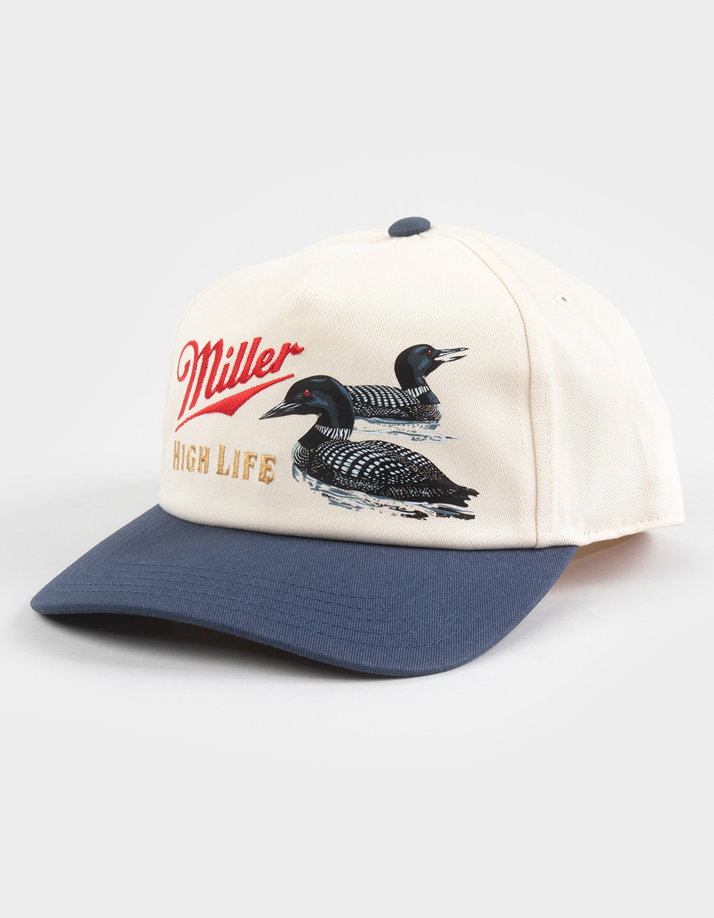 AMERICAN NEEDLE Miller High Life Snapback Hat - Cream Combo