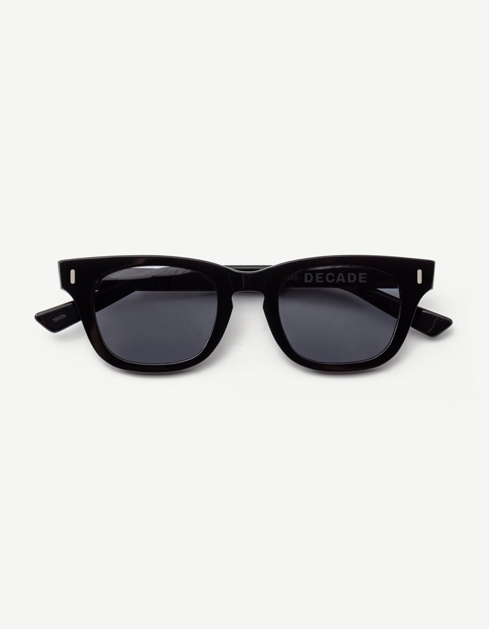 DECADE Earl 50s Sunglasses - BLACK