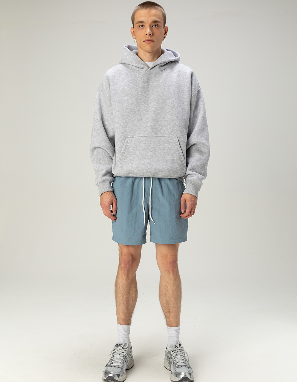 RSQ Mens 6" Nylon Shorts - SLATE BLUE